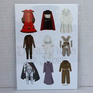 Disney Parks Star Wars Postcard WonderGround Leaders of the Galaxy Ann Shen